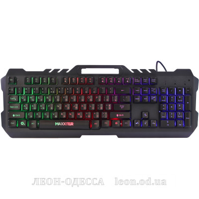 Клавиатура Maxxter KBG-UML-01-UA USB Black (KBG-UML-01-UA)