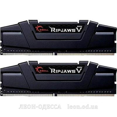 Модуль памяти для компьютера DDR4 16GB (2x8GB) 3200 MHz Ripjaws V G.Skill (F4-3200C16D-16GVKB)