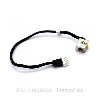 Роз*єм живлення ноутбука з кабелем Acer PJ649 (5.5mm x 1.7mm), 4-pin, 19 см (A49105)