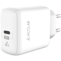 Зарядний пристрiй ACCLAB AL-TC125 1хType-C 5В/3A/25W QC/PD3.0 (1283126538841)