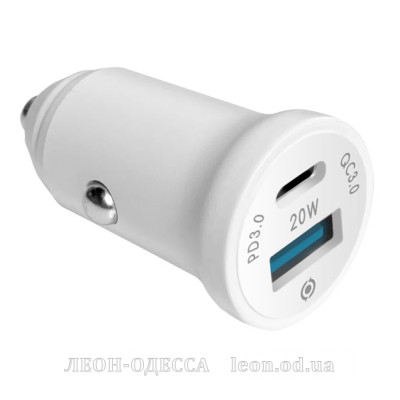 Зарядний пристрiй Piko CC-302QP 2USB A+C/20W (1283126509896)