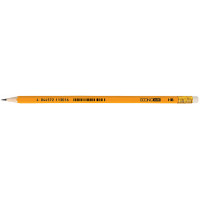 Олівець чорнографітовий з гумкою, заточ.