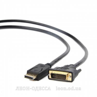 Кабель мультимедийный DisplayPort to DVI 3.0m Cablexpert (CC-DPM-DVIM-3M)