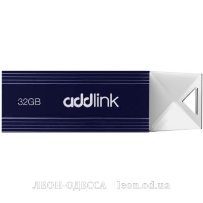 USB флеш накопичувач AddLink 32GB U12 Dark Blue USB 2.0 (ad32GBU12D2)