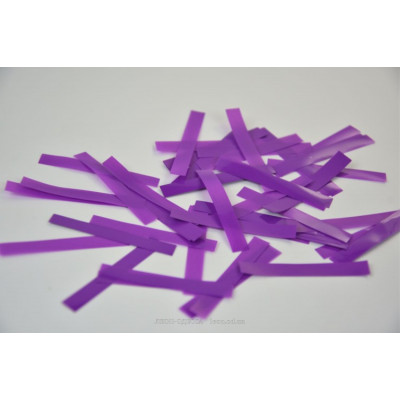 Конфетти "Полоски" - фиолетовый(0.5кг)