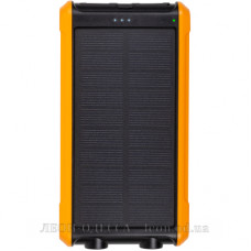 Батарея унiверсальна PowerPlant 10000mAh, USB-A*2, + Solar 5.5V-0,2A (PB930494)