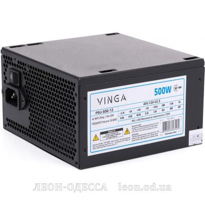 Блок живлення Vinga 500W (PSU-500-12)