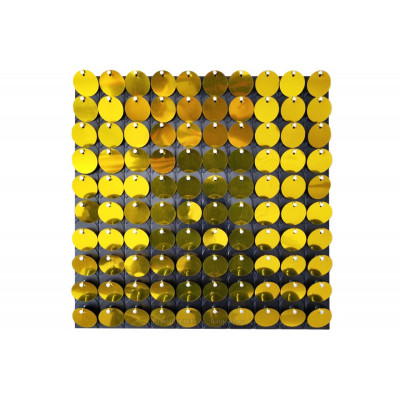 Декор-паетки золото (квадрат 30смx30см)