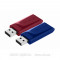 USB флеш накопитель Verbatim 2x32GB Store*n*Go Slider Red/Blue USB 2.0 (49327)