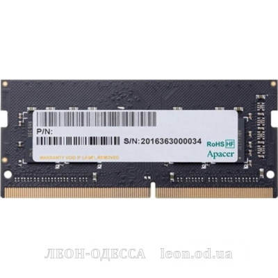 Модуль пам*ятi для ноутбука SoDIMM DDR4 4GB 2666 MHz Apacer (76.B353G.D650B)
