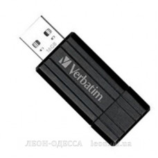 USB флеш накопичувач 16Gb Store*n*Go PinStripe black Verbatim (49063)