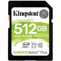Карта пам*ятi Kingston 512GB SDXC class 10 UHS-I U3 Canvas Select Plus (SDS2/512GB)