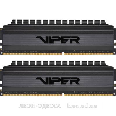 Модуль пам*ятi для комп*ютера DDR4 32GB (2x16GB) 3200 MHz Viper 4 Blackout Patriot (PVB432G320C6K)