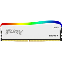 Модуль пам*ятi для комп*ютера DDR4 8GB 3600 MHz Beast White RGB SE Kingston Fury (ex.HyperX) (KF436C17BWA/8)