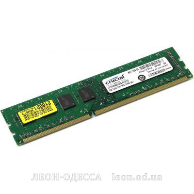 Модуль пам*ятi для комп*ютера DDR3L 8GB 1600 MHz MICRON (CT102464BD160B)