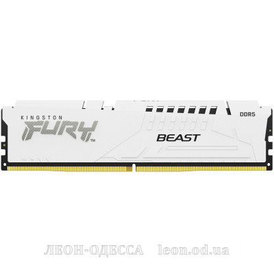 Модуль памяти для компьютера DDR5 16GB 6000 MHz Beast EXPO White Kingston Fury (ex.HyperX) (KF560C36BWE-16)