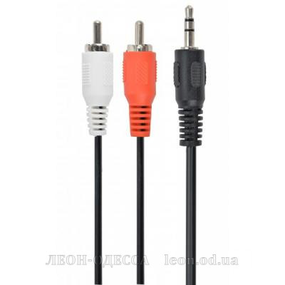 Кабель мультимедийный Jack 3.5mm папа/2RCA папа Cablexpert (CCA-458)