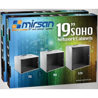 Шкаф настенный MIRSAN SOHO 9U 19* 535x300, RAL 7035 (MR.SOH09U30DE.02)