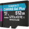 Карта пам*ятi Kingston 512GB microSDXC class 10 UHS-I/U3 Canvas Go Plus (SDCG3/512GBSP)