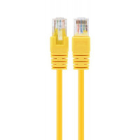 Патч-корд 1м UTP cat 6 CCA yellow Cablexpert (PP6U-1M/Y)