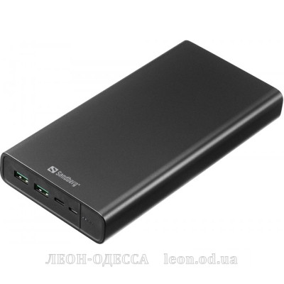 Батарея унiверсальна Sandberg 38400mAh, PD/100W, QC/3.0, inp:USB-C/Micro-USB, out:USB-A*2 (420-63)