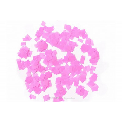 Конфетти "Квадратики" - розовый (0.5кг)