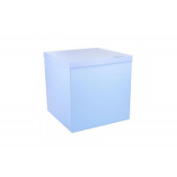 Коробка-сюрприз для шаров 70*70*70 см - голубая