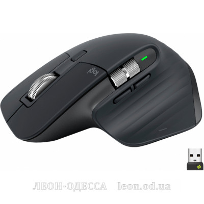 Мышка Logitech MX Master 3S Performance Wireless Mouse Bluetooth Graphite (910-006559)