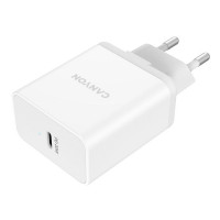 Зарядний пристрiй Canyon PD 20W/QC3.0 18W WALL Charger with 1-USB A+ 1-USB-C (CNE-CHA20W03)