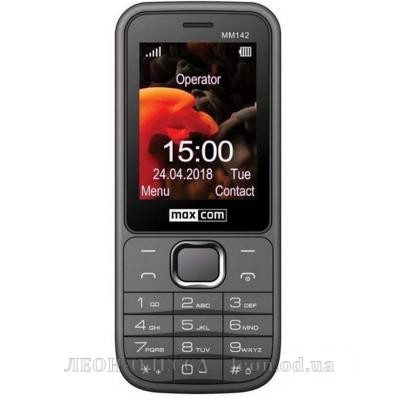Мобiльний телефон Maxcom MM142 Gray
