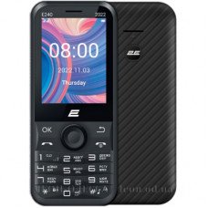 Мобiльний телефон 2E E240 2022 Dual SIM Black (688130245159)