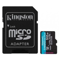 Карта пам*ятi Kingston 512GB microSDXC class 10 UHS-I U3 A2 Canvas Go Plus (SDCG3/512GB)