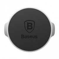 Универсальный автодержатель Baseus Small ears series Magnetic suction bracket (Flat type) silve (SUER-C0S)