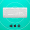 Клавiатура Logitech Signature K650 For Business UA USB/Bluetooth Off-White (920-010977)