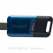 USB флеш накопитель Kingston 64GB DataTraveler 80 M USB-C 3.2 Blue/Black (DT80M/64GB)