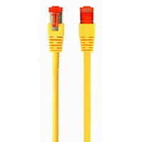 Патч-корд 3м S/FTP Cat 6A CU LSZH yellow Cablexpert (PP6A-LSZHCU-Y-3M)