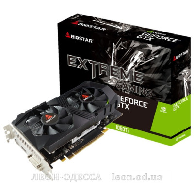 Вiдеокарта GeForce GTX1050 Ti 4096Mb Biostar (VN1055TF41)