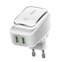 Зарядний пристрiй Intaleo TCL242 (2USB2.4A) (white) (1283126481130)