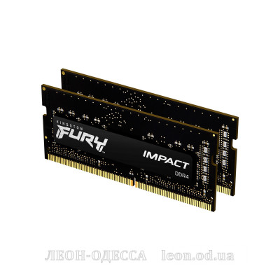 Модуль пам*ятi для ноутбука SoDIMM DDR4 16GB (2x8GB) 3200 MHz Fury Impact HyperX (Kingston Fury) (KF432S20IBK2/16)