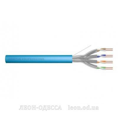 Кабель мережевий DIGITUS FTP 305м, cat 6A, CU, AWG23/1, LSZH-1, blue (DK-1623-A-VH-305)