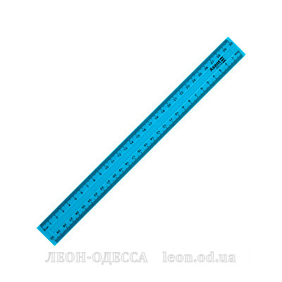 
											Лінійка пластикова 30 см, Delta, блакитна											
											