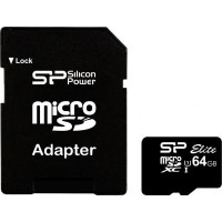 Карта пам*ятi Silicon Power 64GB microSDXC Class 10 UHS-ISDR (SP064GBSTXBU1V10SP)