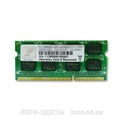 Модуль памяти для ноутбука SoDIMM DDR3 8GB 1600 MHz G.Skill (F3-1600C11S-8GSQ)