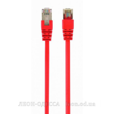 Патч-корд 5м S/FTP Cat 6A CU LSZH red Cablexpert (PP6A-LSZHCU-R-5M)