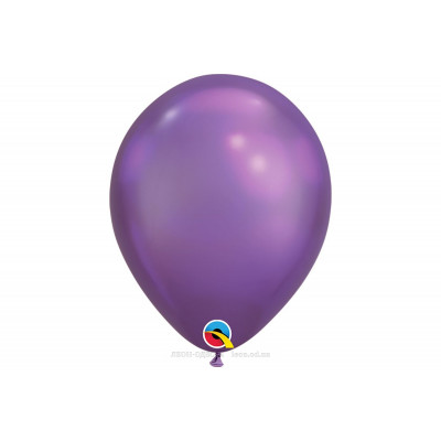 Латекскный Шар Qualatex Chrome (7`) -  фиолетовый