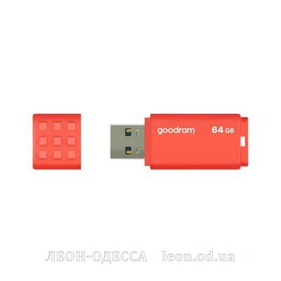 USB флеш накопичувач GOODRAM 64GB UME3 Orange USB 3.0 (UME3-0640O0R11)