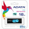 USB флеш накопичувач ADATA 16GB UV220 Black/Blue USB 2.0 (AUV220-16G-RBKBL)