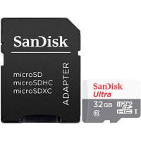 Карта пам*ятi SANDISK 32GB microSD class 10 Ultra Light (SDSQUNR-032G-GN3MA)