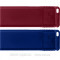 USB флеш накопитель Verbatim 2x32GB Store*n*Go Slider Red/Blue USB 2.0 (49327)