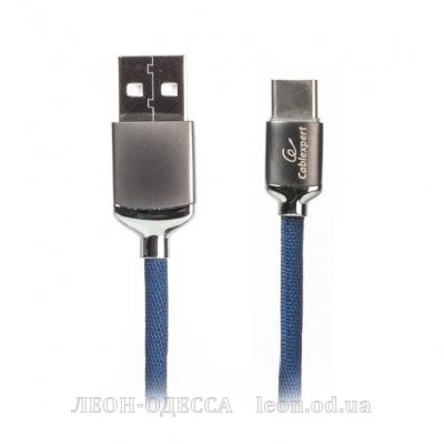 Дата кабель USB 2.0 AM to Type-C 1.0m Cablexpert (CCPB-C-USB-07B)
